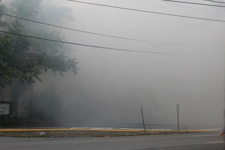 Firefighter hurt, major damage noted in blaze